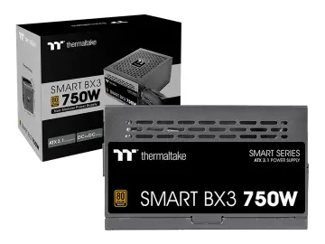 Thermaltake 750W ATX, Bronze 80 Plus Smart BX3, No Modular, Color Negro
