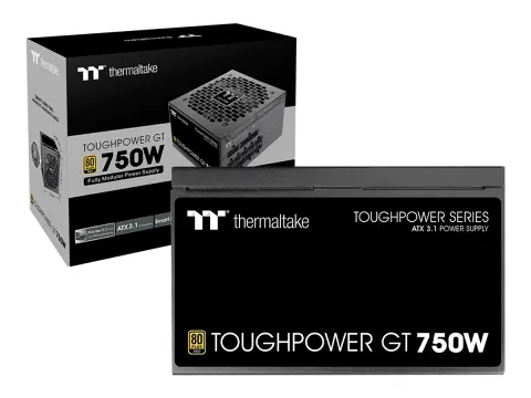 Thermaltake 750W Toughpower ATX, 80 Plus Gold, Negro