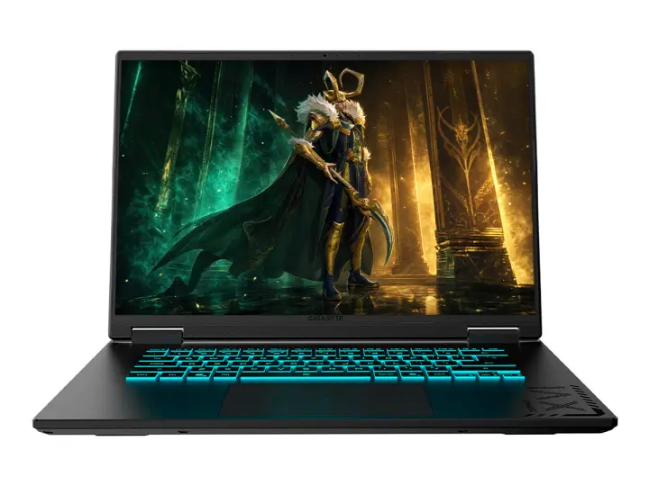 LAPTOP GIGABYTE CORE I7-13620H A16 (CTHI3US894SH) RAM 16GB DDR5, SSD 1TB, RTX 5050 8GB, PANTALLA 16 WUXGA 165HZ IPS, WIN11, BLACK, RGB