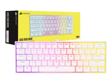 CORSAIR GAMING CORSAIR K65 RGB MINI 60% CHERRY MX SPEED BLANCO