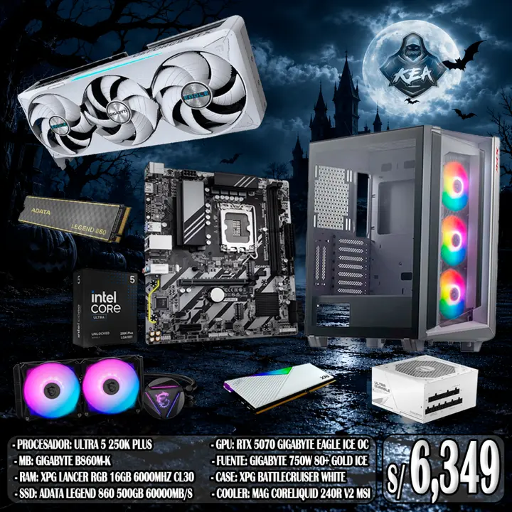 COMBO MIDNIGHT – ULTRA 5 250K / RTX 5070 12GB