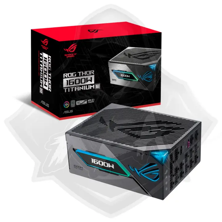 ASUS MODULAR ASUS ROG THOR DISPLAY OLED 1600W 80+ TITANIUM III – CYBERNETICS TITANIUM – ATX 3.1