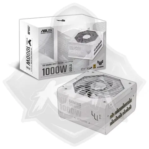 ASUS MODULAR ASUS TUF 1000G WHITE 1000W 80+ GOLD – ATX 3.1 PCIE 5.1
