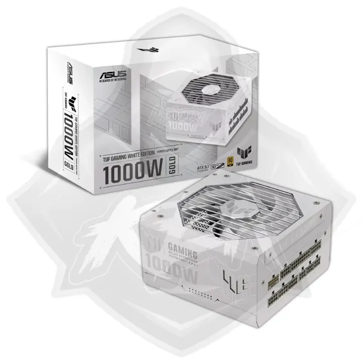ASUS MODULAR ASUS TUF 1000G WHITE 1000W 80+ GOLD – ATX 3.1 PCIE 5.1