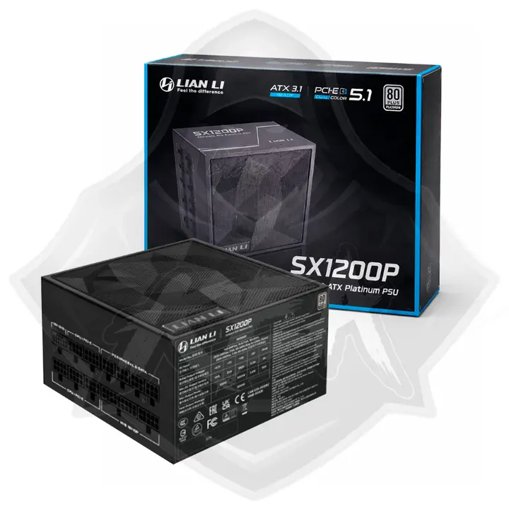 MODULAR LIAN LI SX1200P BLACK 1200W 80+ PLATINUM – ATX 3.1 PCIE 5.1