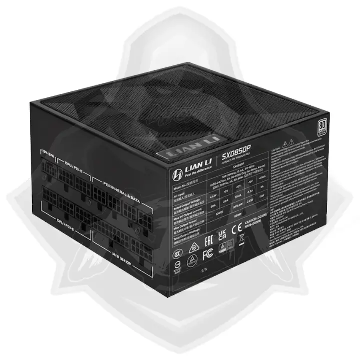 MODULAR LIAN LI SX850 BLACK 850W 80+ PLATINUM – ATX 3.1 PCIE 5.1