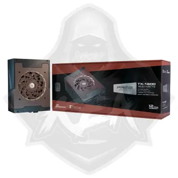 SEASONIC MODULAR SEASONIC PRIME TX-1600 NOCTUA EDITION 1600W 80+ TITANIUM – CYBERNETICS TITANIUM / A++ – ATX 3.1 PCIE 5.1