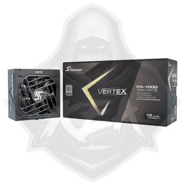 SEASONIC MODULAR SEASONIC VERTEX PX-1000 1000W 80+ PLATINUM – CYBERNETICS PLATINUM / A – ATX 3.1 PCIE 5.1