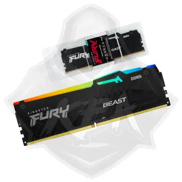 KINGSTON 16GB KINGSTON FURY BEAST RGB DDR5 6400MHZ CL32 BLACK
