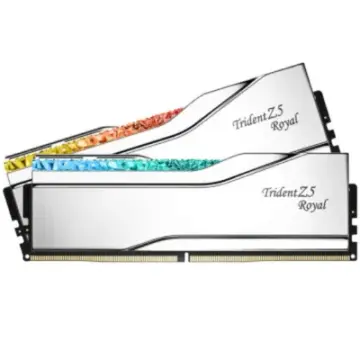 G.SKILL 64GB (2X32GB) TRIDENT Z ROYAL RGB SILVER DDR5 6400MHZ CL32