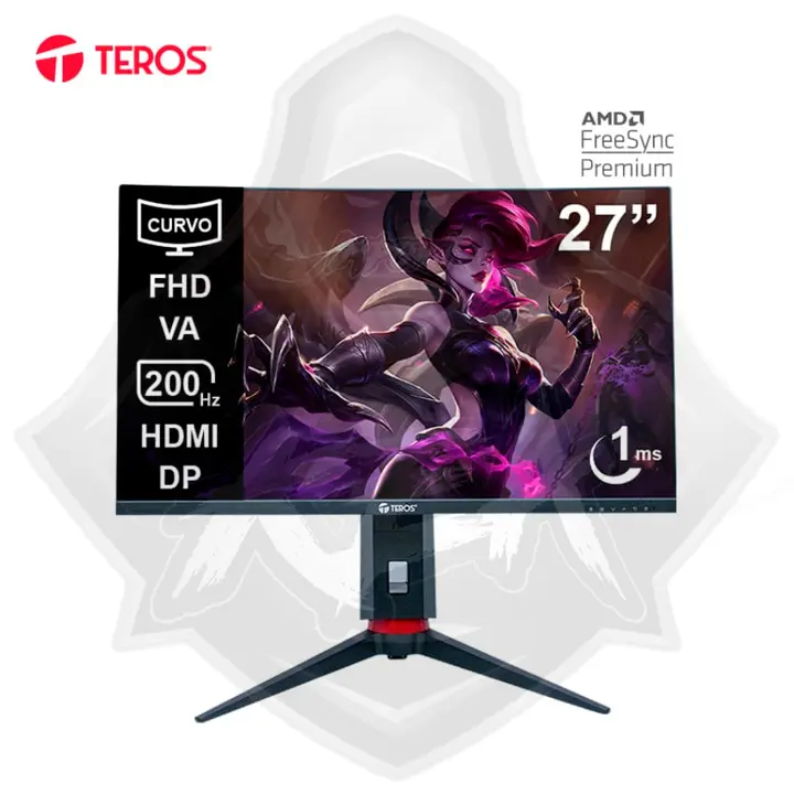 TEROS CURVO TEROS TE-2788G 27″ FHD HDR 200HZ 1MS VA PIVOT