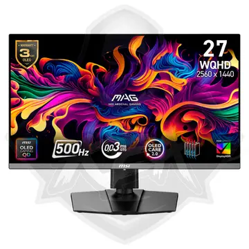 MSI MAG 272QP X50 27″ QHD HDR400 500HZ OLED 0.03MS PIVOT