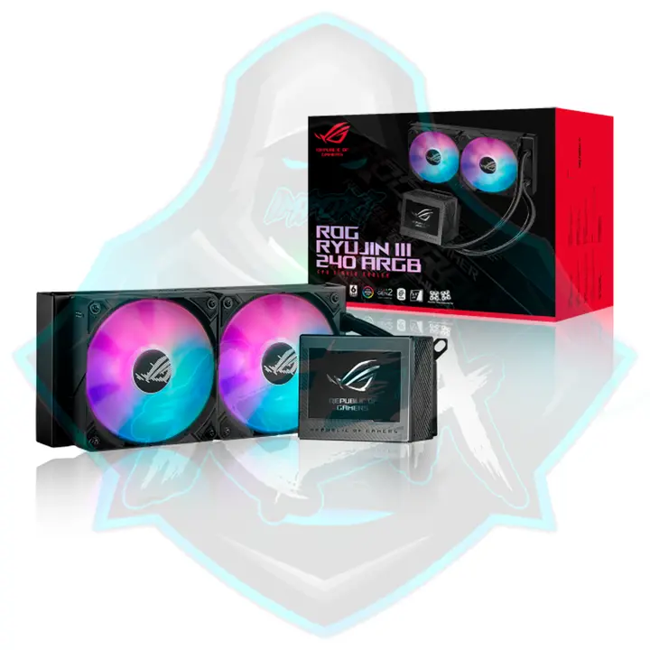 ASUS SISTEMA DE REFRIGERACION LÍQUIDA 240MM BLACK ARGB – ASUS ROG STRIX RYUJIN III