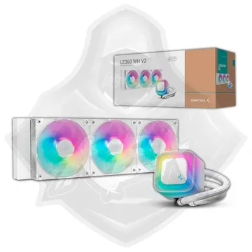 DEEPCOOL SISTEMA DE REFRIGERACION LÍQUIDA 360MM WHITE ARGB – DEEPCOOL LE360 V2