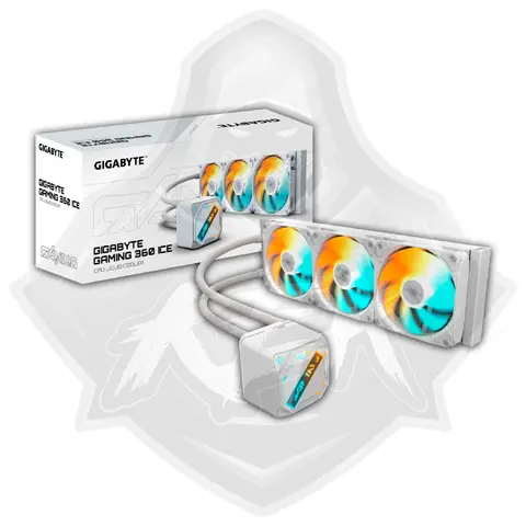 SISTEMA DE REFRIGERACION LÍQUIDA 360MM WHITE ARGB – GIGABYTE GAMING 360 ICE
