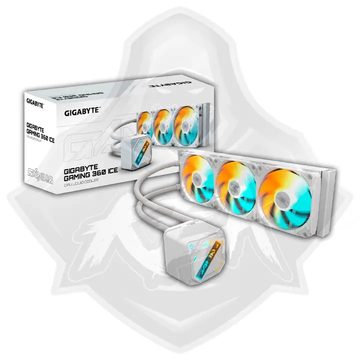 SISTEMA DE REFRIGERACION LÍQUIDA 360MM WHITE ARGB – GIGABYTE GAMING 360 ICE