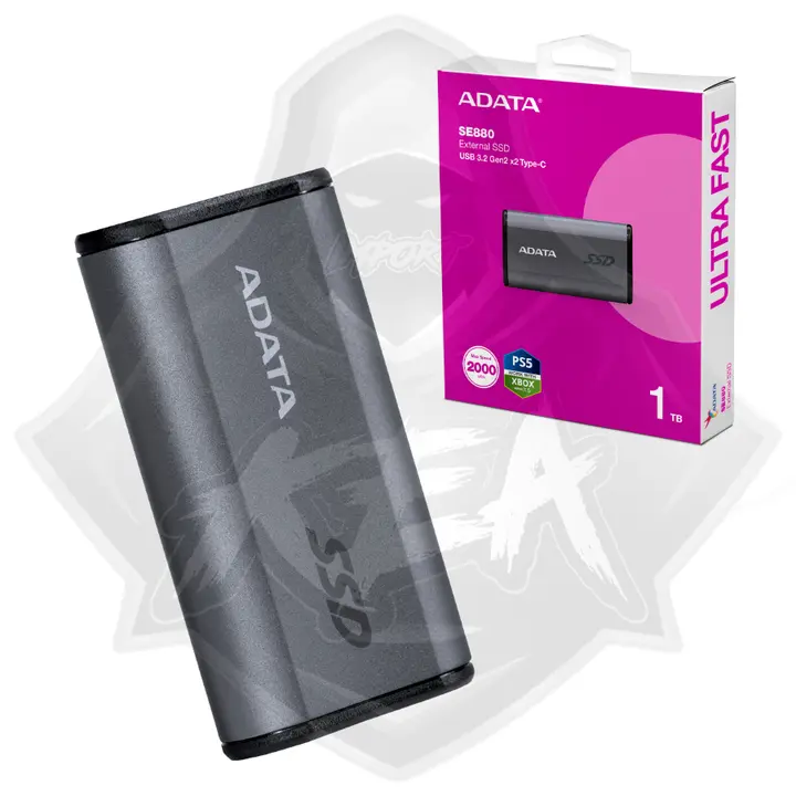 ADATA EXTERNO ADATA ELITE SE880 1TB / USB 3.2 TIPO C – 2000MBS