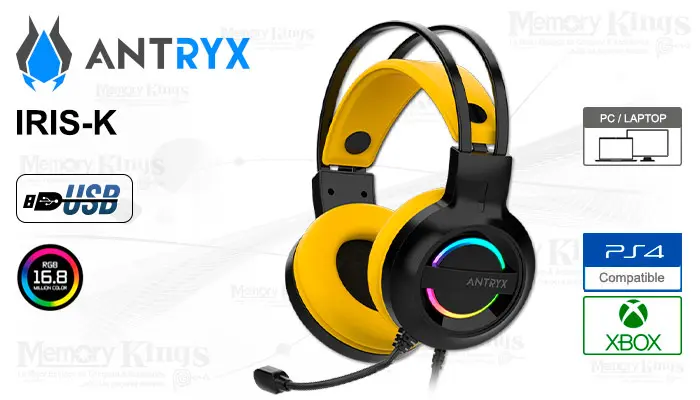 Antryx Gaming IRIS-K 7.1 Yellow