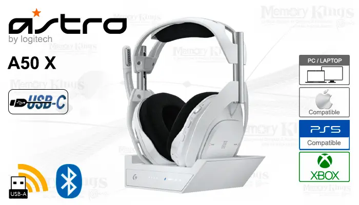 Gaming Astro A50 X Lightspeed White