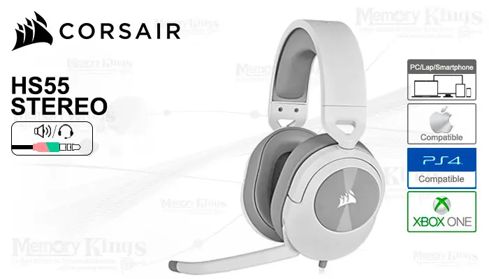 Corsair Gaming HS55 Stereo White