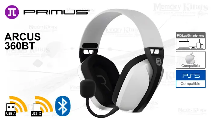 Gaming Primus Arcus 360BT White