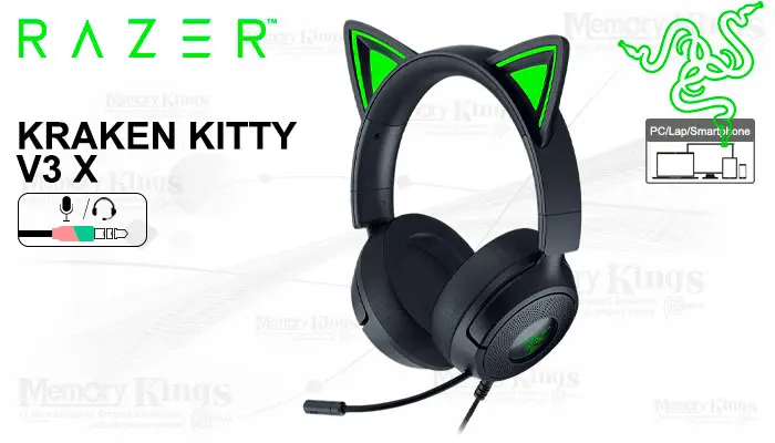Razer Gaming Kraken Kitty V3 X Black
