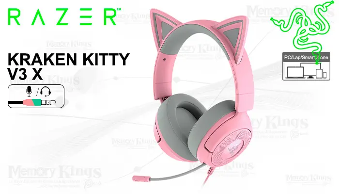Razer Gaming Kraken Kitty V3 X Quart