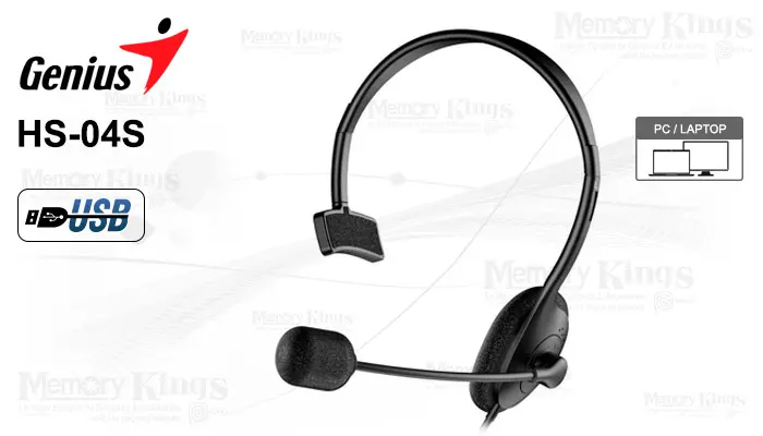 Genius HS-100U Mono USB Black
