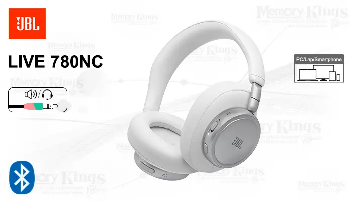 JBL Live 780NC Bluetooth White