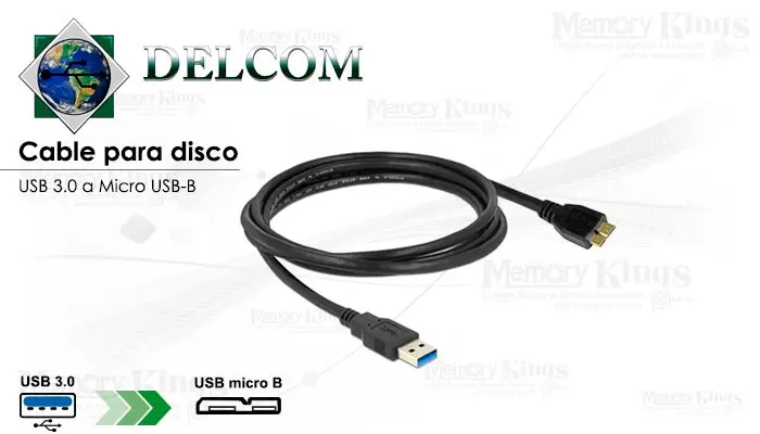 Cable Delcom para Disco Duro Externo