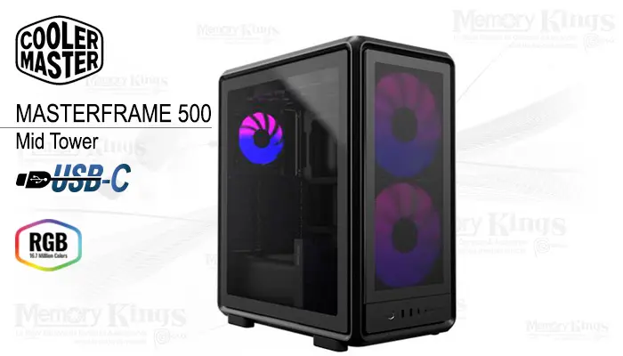 Cooler Master Mid Tower Frame 500 Mesh Black