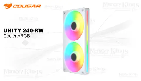 Cougar Case 120 Mm Unity 240-RW ARGB White