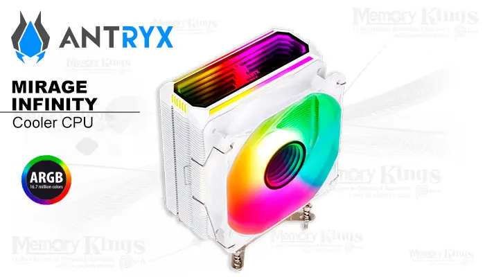 Antryx CPU Air Mirage Infinity White ARGB