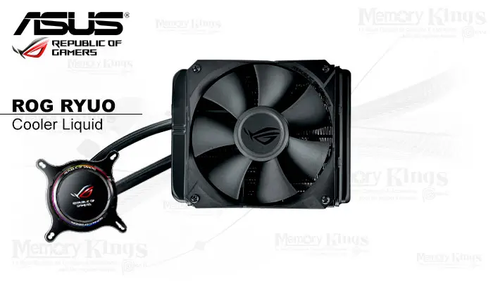 ASUS CPU Liquid 120 ROG Ryuo 120 RGB con Pantalla OLED de 1.77 Personalizable