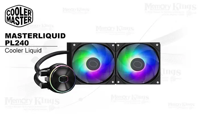 Cooler Master CPU Liquid 240 PL240 Flux Arg