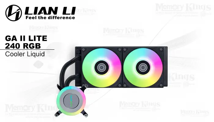 CPU Liquid 240 Lian Li Ga II Lite Black ARGB