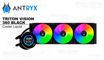 Antryx CPU Liquid 360 Triton Vision 360P con Pantalla LCD de 2.8 Personalizable