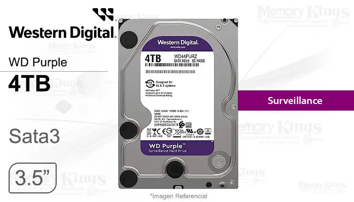 4TB WD Purple 128MB Vigilancia
