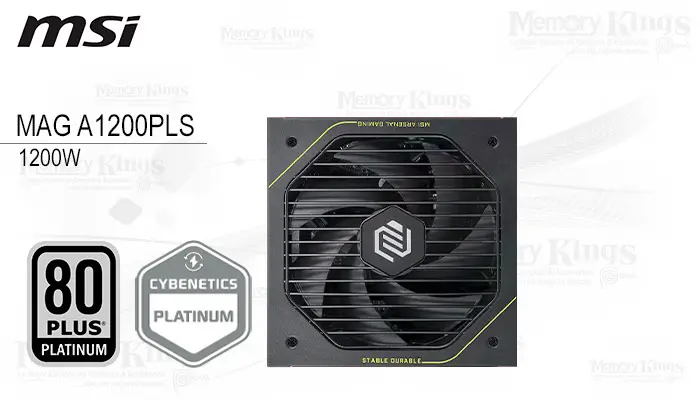 MSI Fuente 1200W 80 Plus Platinum MAG A1200PLS PCIE5