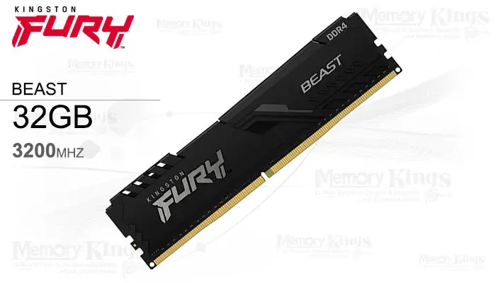 32GB 3200 CL16 Fury Beast Black