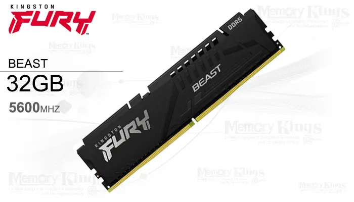 32GB 5600 CL40 Fury Beast Black