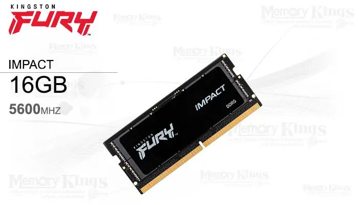 SODIMM DDR5 16GB 5600 CL40 Fury Impact