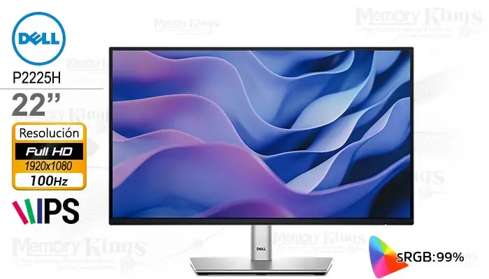 Dell 22 Pro P2225H iPS FHD 100HZ 5MS, Pivote