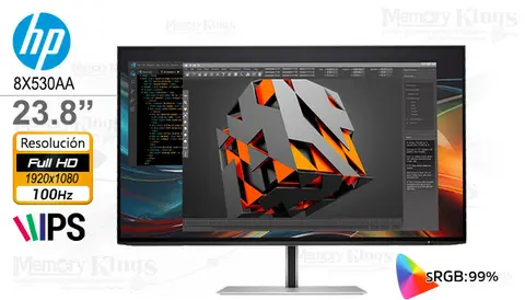 HP 23.8 Serie 7 Pro 724pf IPS FHD Pivote