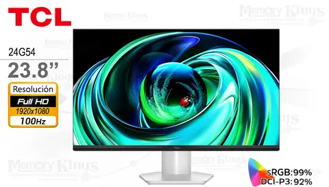TCL 23.8 24G54 VA FHD MiniLED 100HZ White