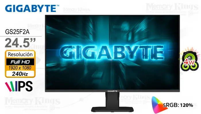Gigabyte 24.5 GS25F2AiPS FHD 240HZ 1MS