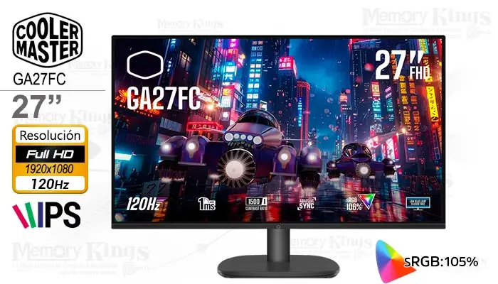 Cooler Master 27 GA27FC iPS FHD 120HZ 1MS