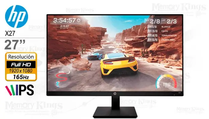 HP 27 Gaming X27 FHD 165HZ 1MS
