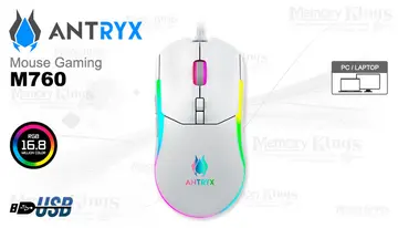 Antryx Gaming M760 RGB 12.8K White