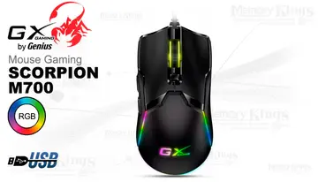 Gaming Gx Scorpion M700 RGB 7K Black